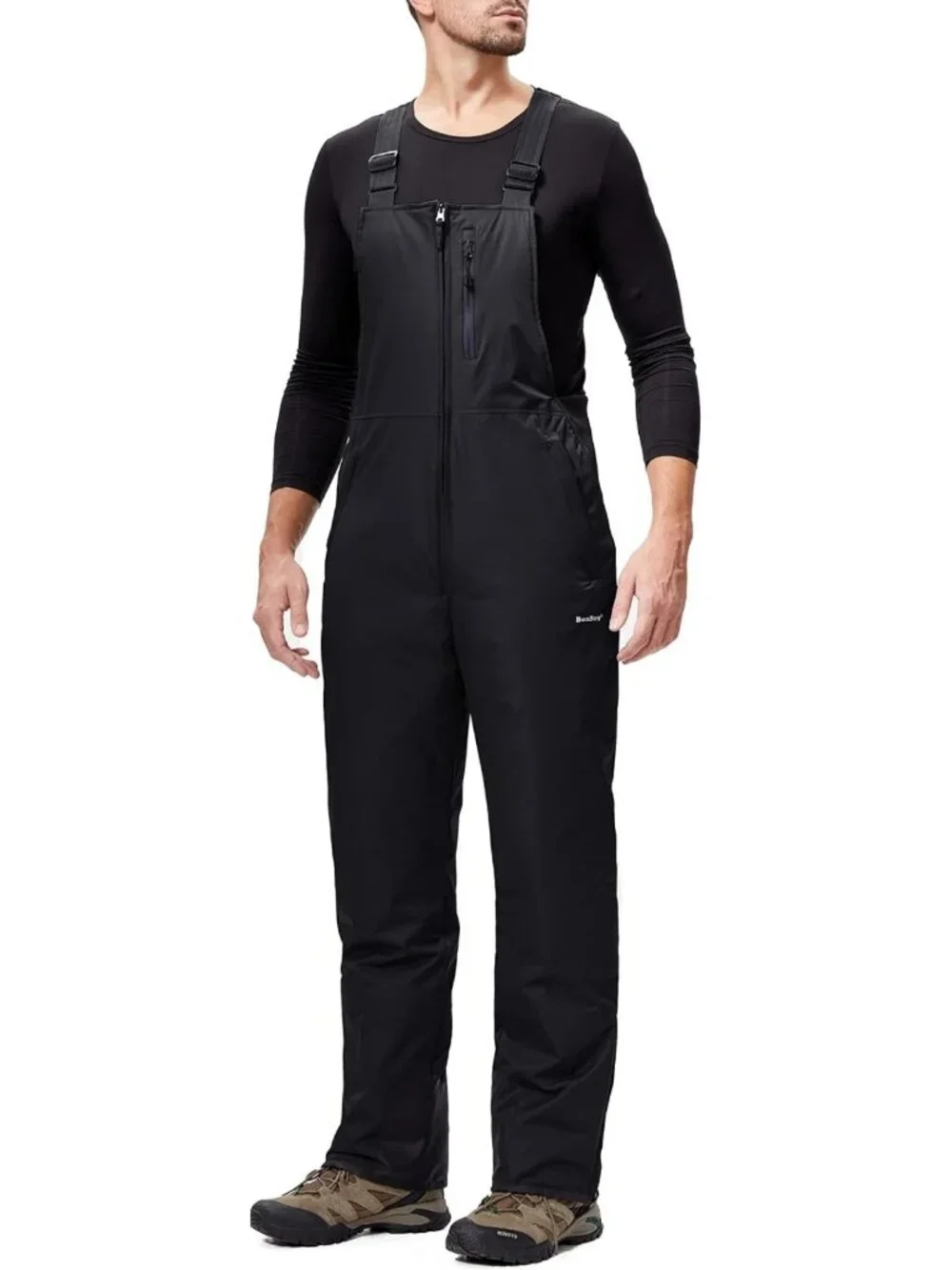 Men's Waterproof Snow Bibs | Softshell Ski Pants for Winter Sports & Outdoor Fun